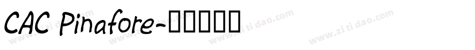 CAC Pinafore字体转换